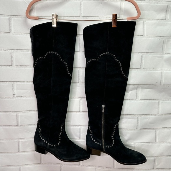 NWOT Frye Suede Boots Black - Picture 3 of 16